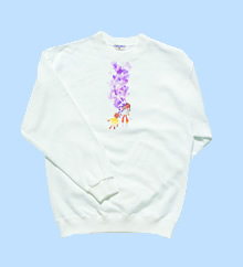 藤の花と子ども